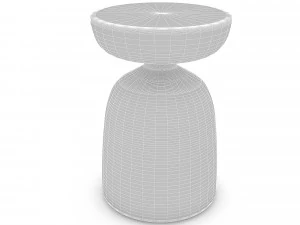 wooden table 04 3D Model