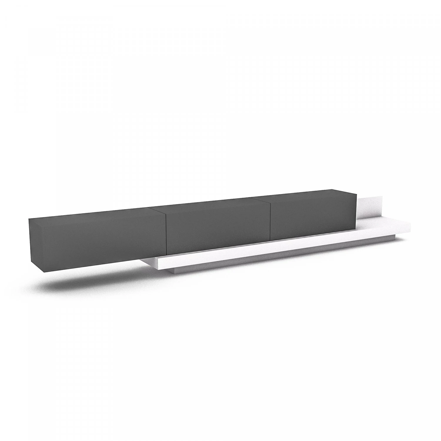 modern minimal tv stand 3D Model .c4d .max .obj .3ds .fbx .stl .blend 