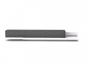 modern minimal tv stand Modello 3D
