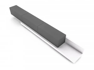 modern minimal tv stand 3D Model