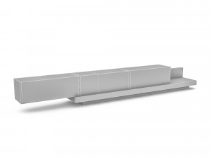 modern minimal tv stand Modello 3D