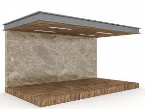 modern garden gazebo 3D Model