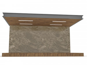 modern garden gazebo 3D Модель