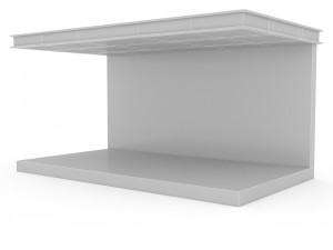 modern garden gazebo 3D Модель
