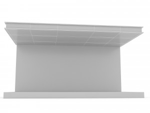 modern garden gazebo 3D Модель