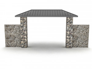garden gate 3D Модель
