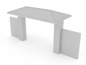 정원 문 3D 모델