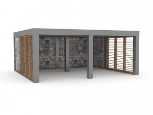 garden garage 3D Model