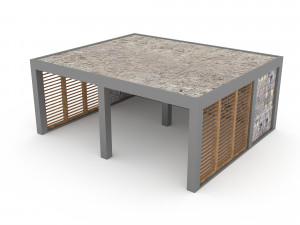 garden garage 3D Model