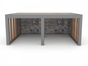 garden garage 3D Model
