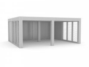 garden garage 3D Model