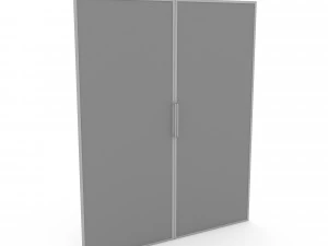 glass door 02 3D Model
