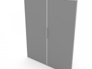 glass door 02 3D Модель