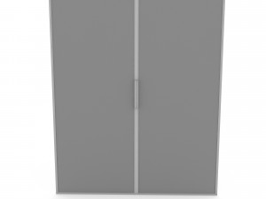 glass door 02 3D Модель