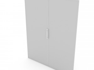 glass door 02 3D Модель
