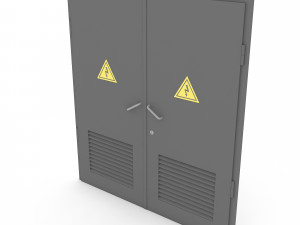 electrical transformer gate Model 3D