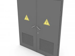 electrical transformer gate 3D Model