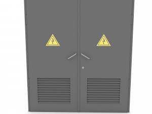 electrical transformer gate Model 3D