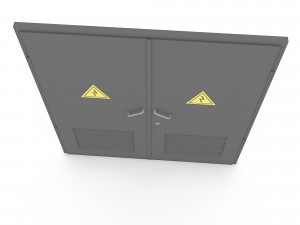 electrical transformer gate Model 3D