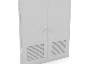 electrical transformer gate 3D Model