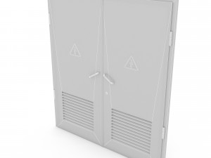 electrical transformer gate Model 3D