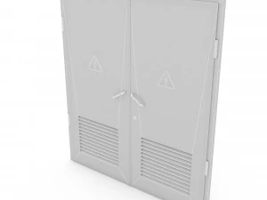 electrical transformer gate 3D Model