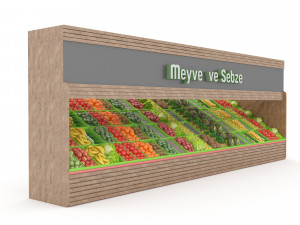 greengrocer department fruit and vegetable Model 3D