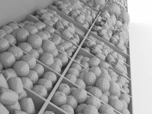 greengrocer department fruit and vegetable 3D Model