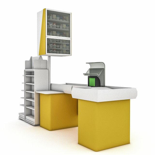 the cash register department 02 3d 3Dモデル .c4d .max .obj .3ds .fbx .stl .blend 