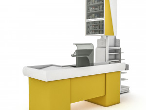 the cash register department 02 3d 3Dモデル
