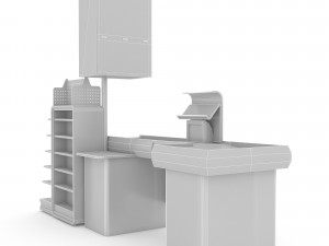 the cash register department 02 3d 3Dモデル
