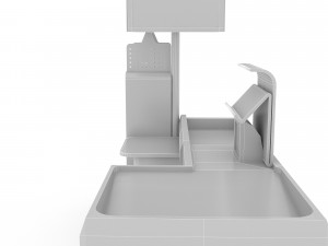 the cash register department 02 3d 3Dモデル