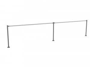 перила запрета рынка переносные 3D Модель