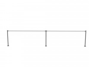 market ban railing portable Modelo 3D