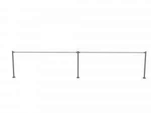 market ban railing portable 3D Model