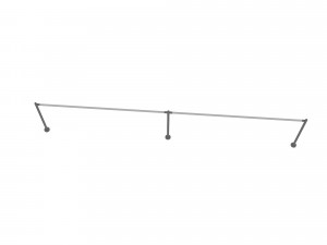 market ban railing portable Modelo 3D