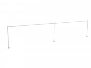 market ban railing portable Modelo 3D