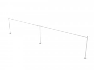 market ban railing portable Modelo 3D