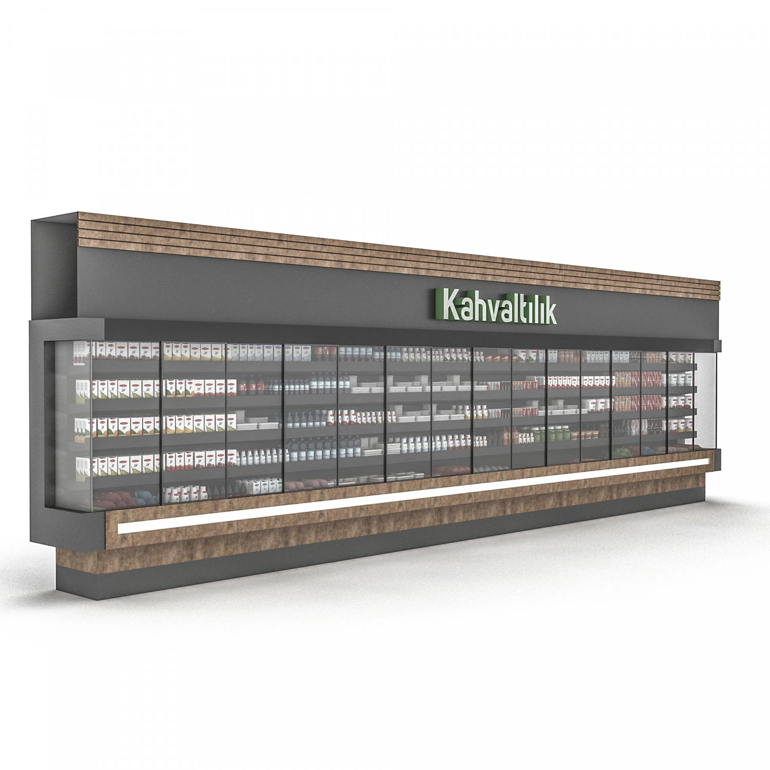 market breakfast section 02 3D Model .c4d .max .obj .3ds .fbx .stl .blend 
