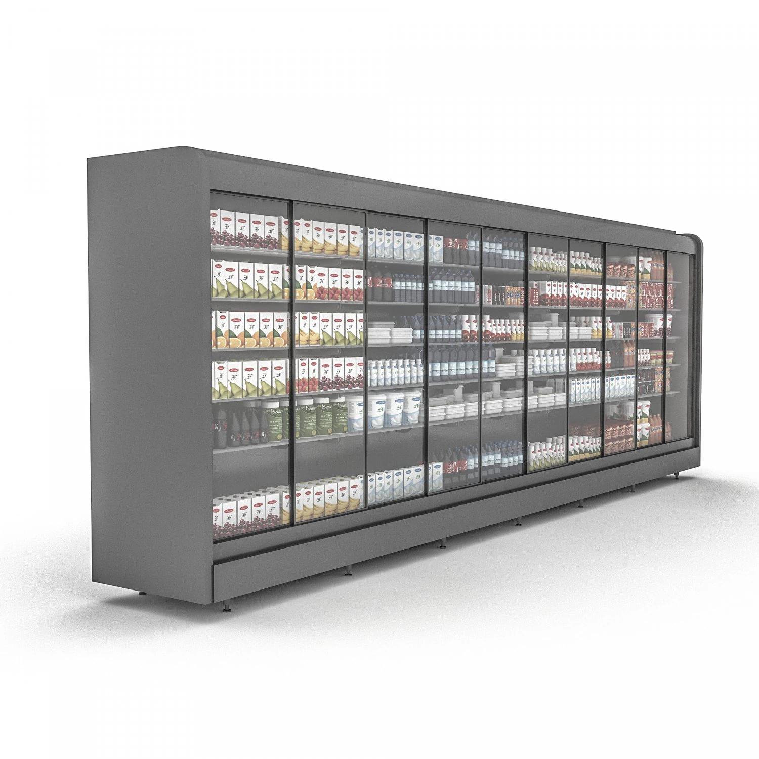 market breakfast section 3D Model .c4d .max .obj .3ds .fbx .stl .blend 