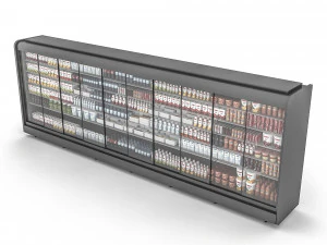market breakfast section 3D Model