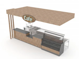 caf&eacute; Modelo 3D