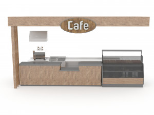cafe Model 3D