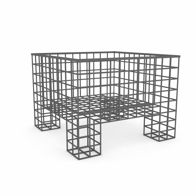 3d market stand 03 Modello 3D .c4d .max .obj .3ds .fbx .stl .blend 