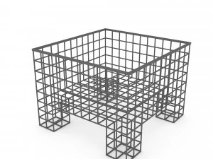 3d market stand 03 3D Model