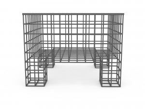 3d market stand 03 Modello 3D