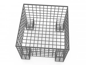 3d market stand 03 3D Model