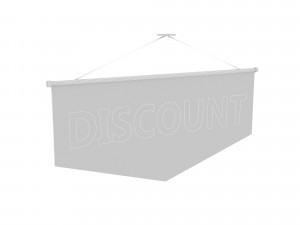 3d market discount sign model Modello 3D