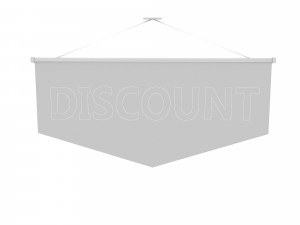 3d market discount sign model Modello 3D
