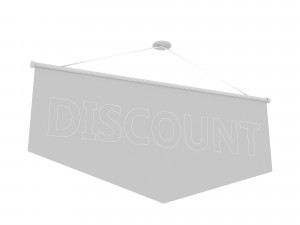 3d market discount sign model Modello 3D